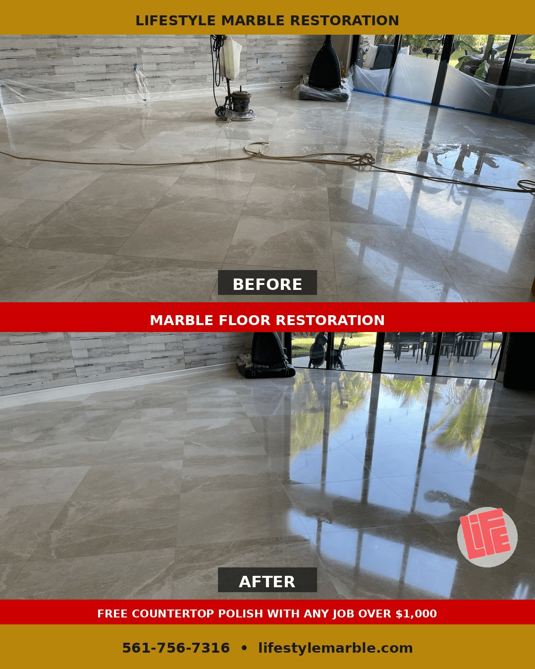Marble Floor Restoration
