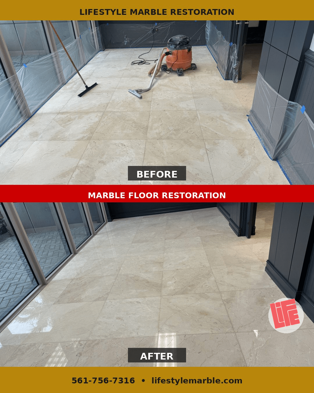 Marble Floor Polishing