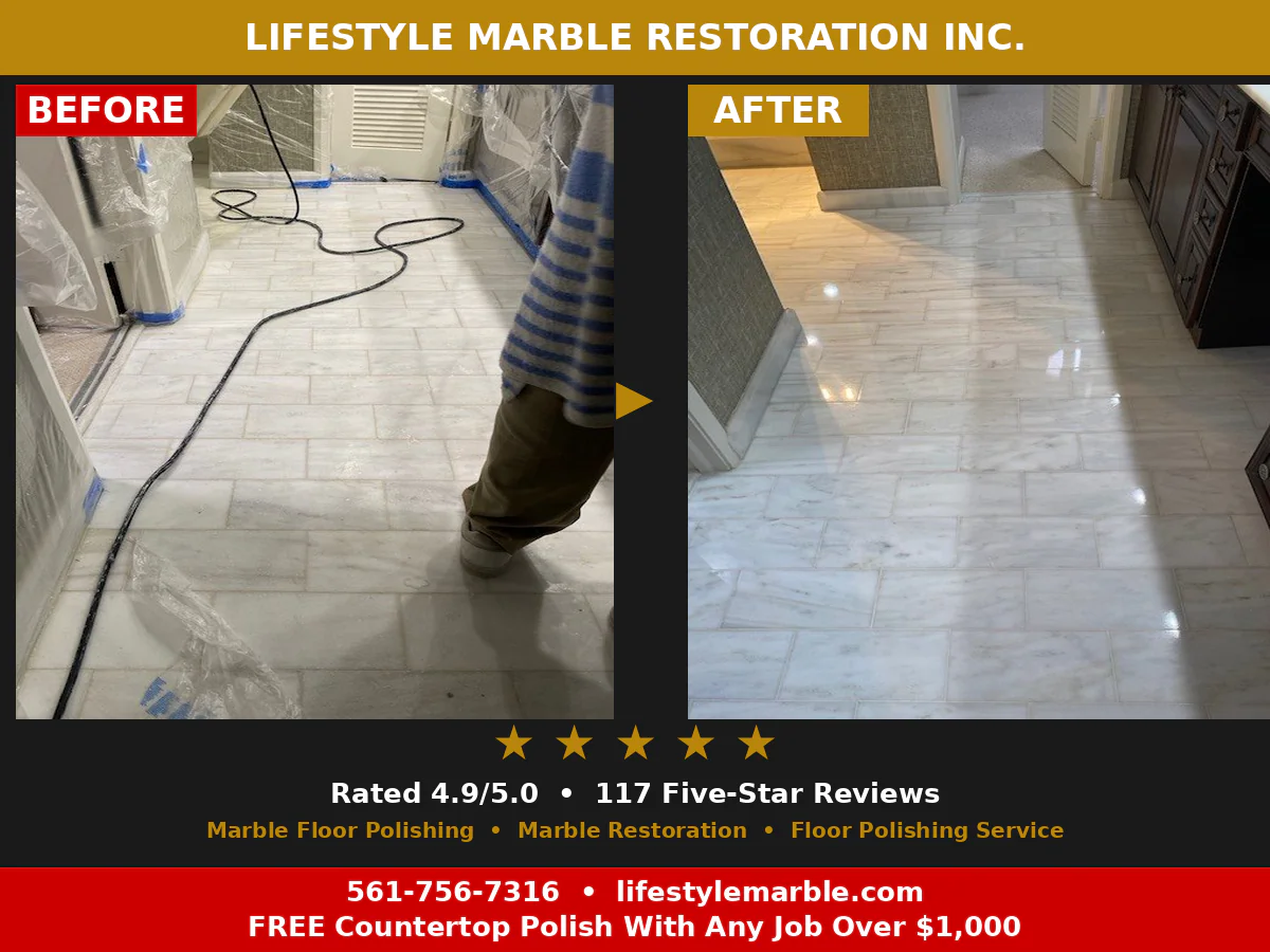 Marble Bathroom Stone Restoration