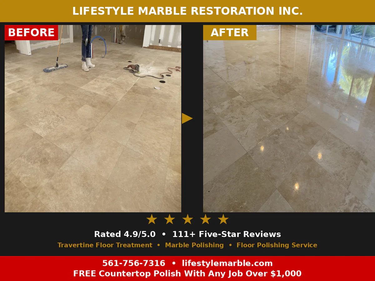 Travertine Interior Restoration