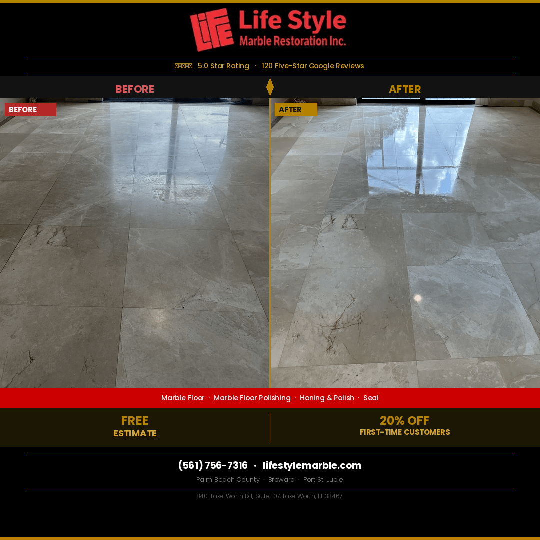 Marble Room Floor