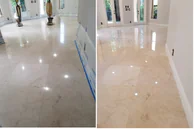 Stone restoration before and after, Palm Beach County