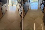 Stone restoration before and after, Palm Beach County