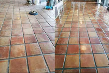 Stone restoration before and after, Palm Beach County