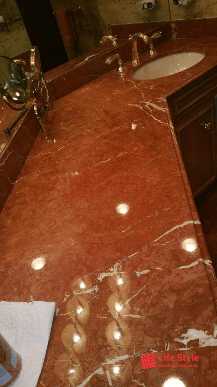 Featured marble restoration, Palm Beach County