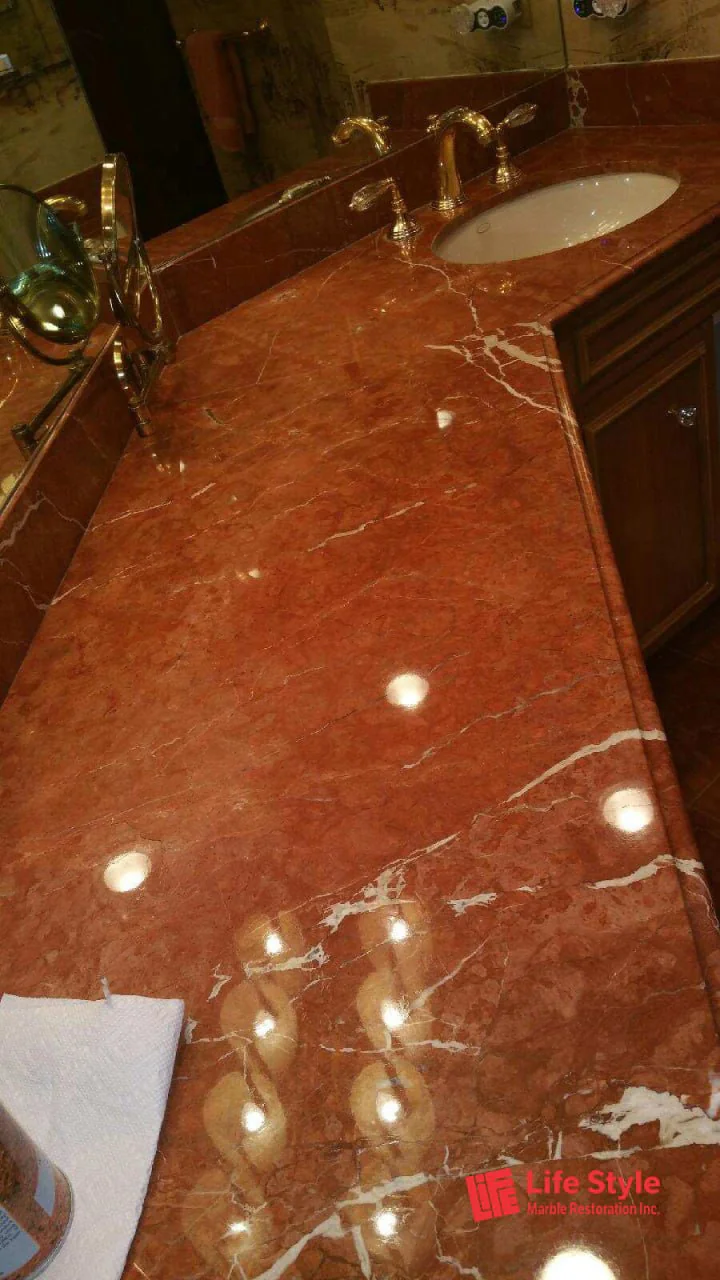 Featured marble restoration, Palm Beach County