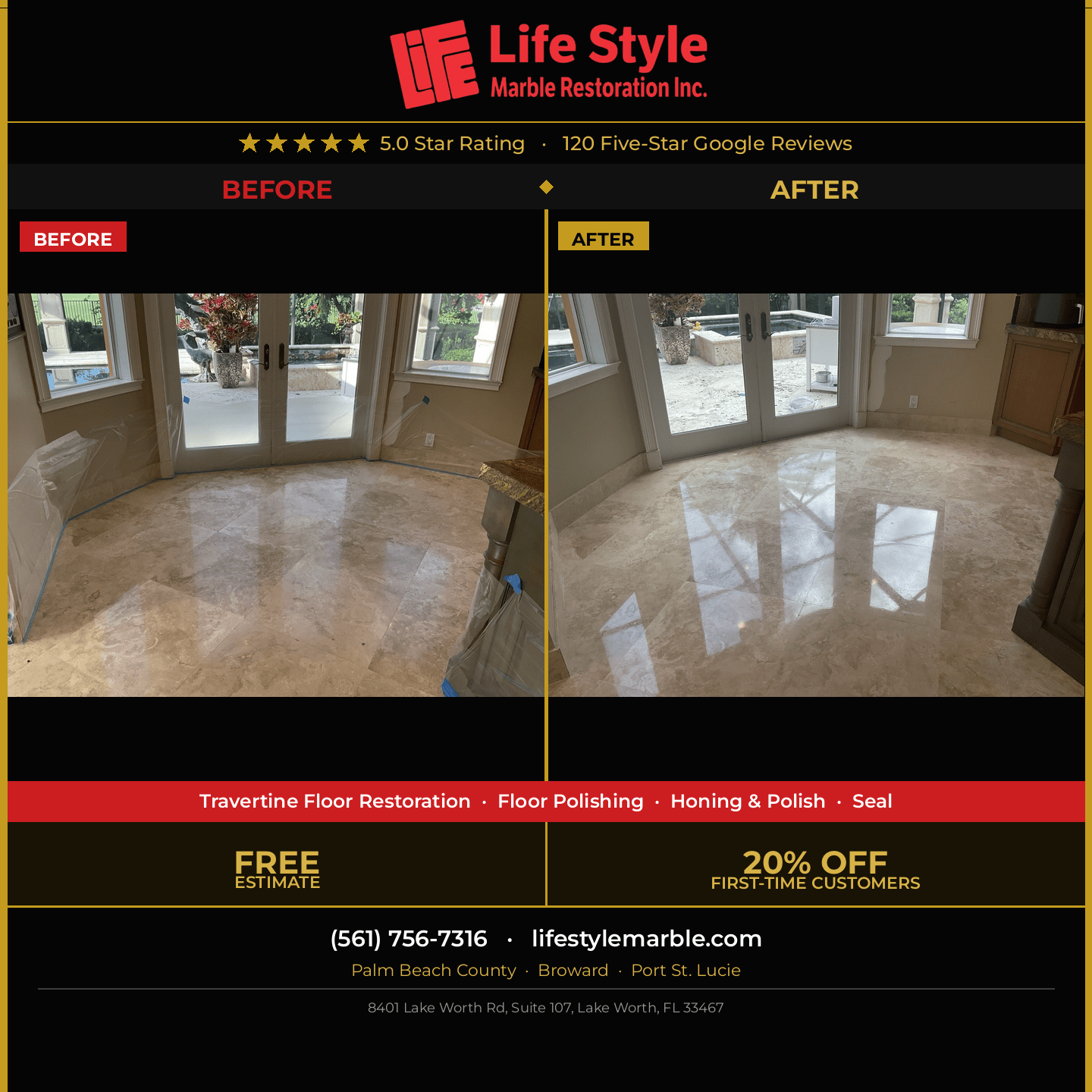 Travertine Nook Restoration